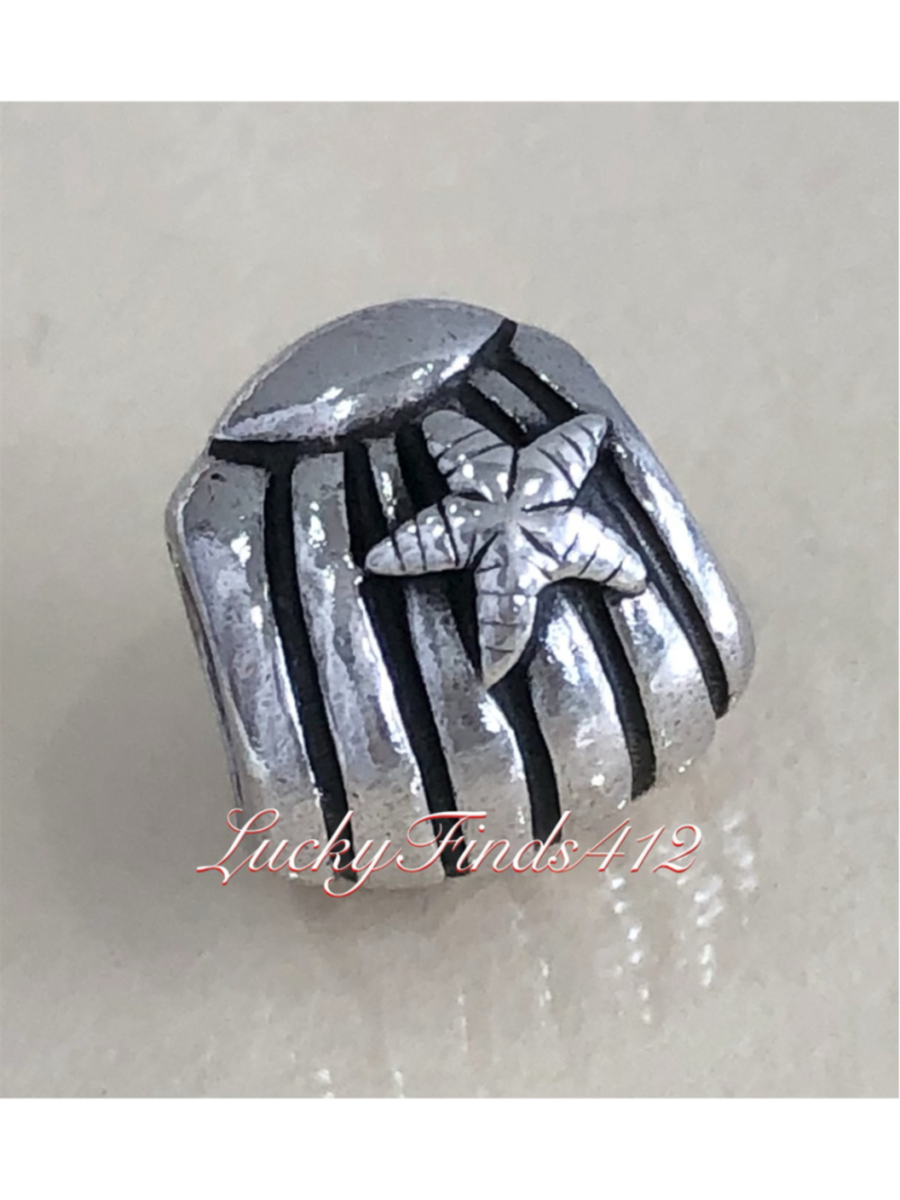 Authentic Pandora Seashell Charm Retired - Picture 2 of 5